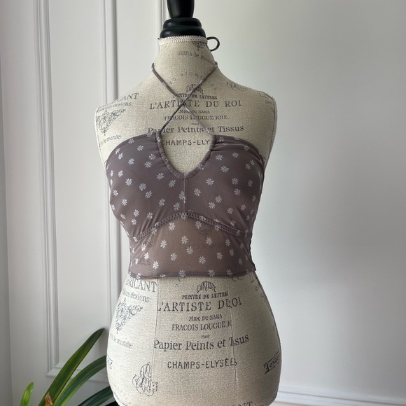 Floral halter top - Picture 2 of 4